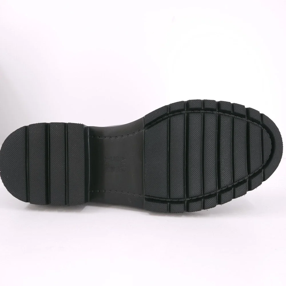Naturalizer Sense Black Leather Ankle Winter Booties Womens Size 9.5‎ WW